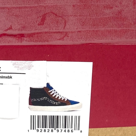 VANS SK8-HI 38 DX Anaheim Factory Multicolor Women Size 9 Shoes VN0A5KRI96M - Picture 7 of 8